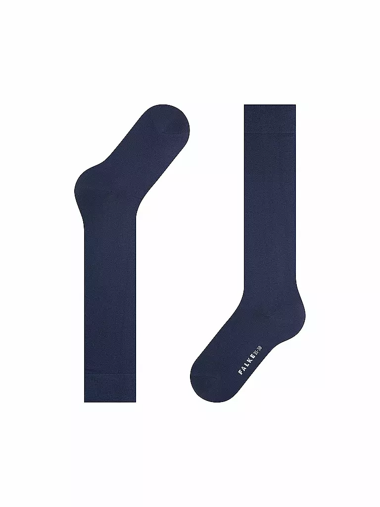 FALKE Kniestrümpfe COTTON TOUCH dark navy dunkelblau