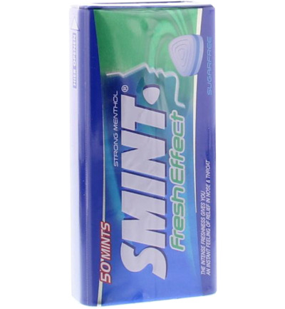 Smint Fresh effect strong menthol (50 stuks)