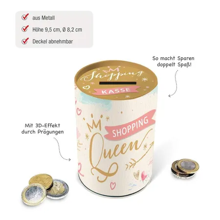 Trötsch Spardose Shoppingqueen