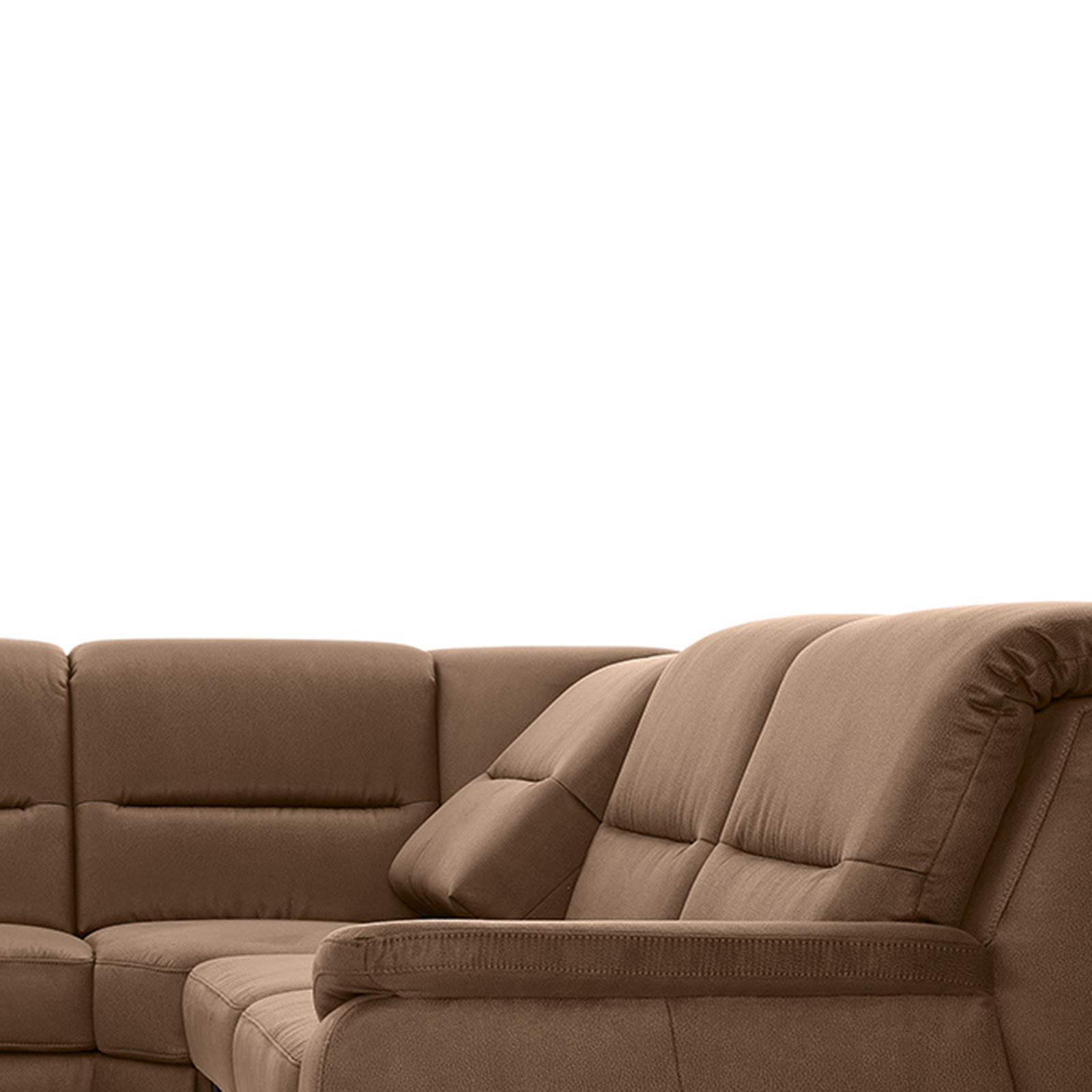 polsterpower Ecksofa - Holiday mandel - Basismodell - rechts