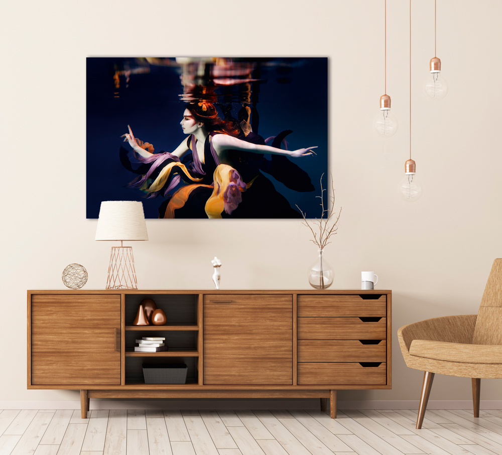 Akustikbild TANZ UNTER WASSER 80x120cm, 7kg
