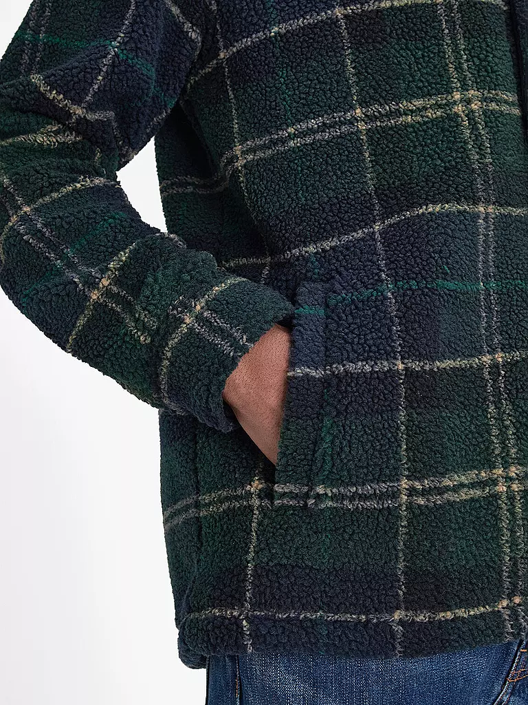 BARBOUR Overshirt BRYSON TARTAN dunkelgrün