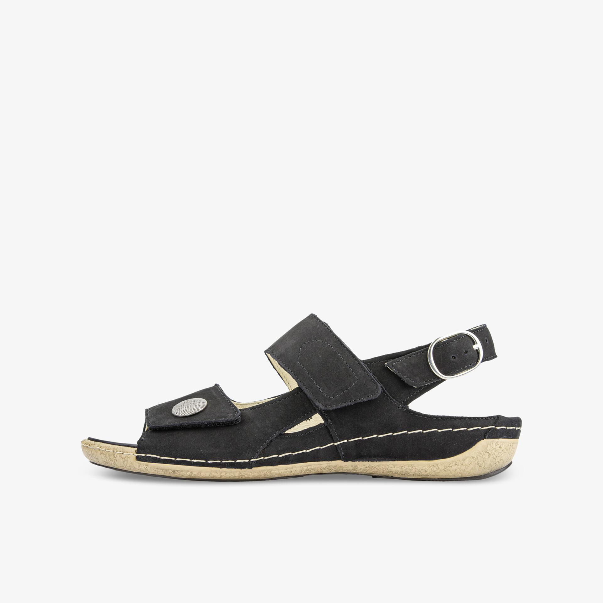 waldläufer Damen Sandalen schwarz