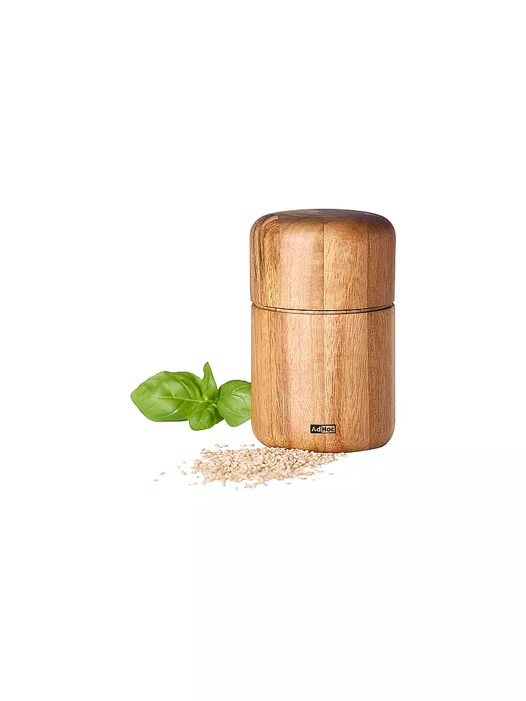 AD HOC Leinsamen- und Sesammühle SEEDO 10,4cm Akazie braun
