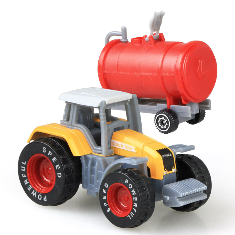 (8-tlg. Set) 1:64 Spielzeug Traktor Kinder Farm Bauernhof Fahrzeug mit Anhänger
