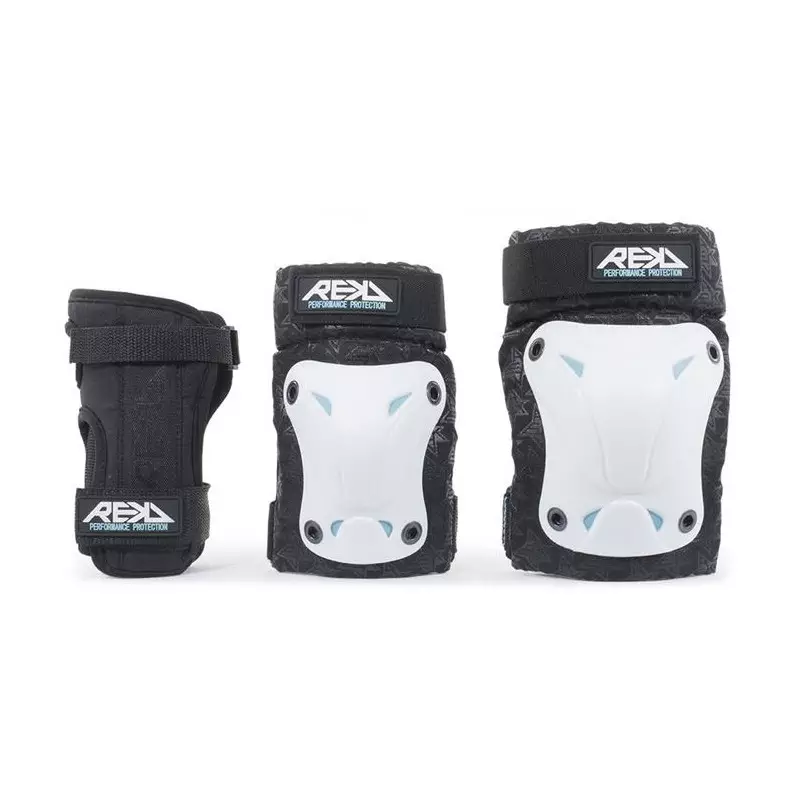 Set de protection complet REKD Recreational Triple Pad Set White