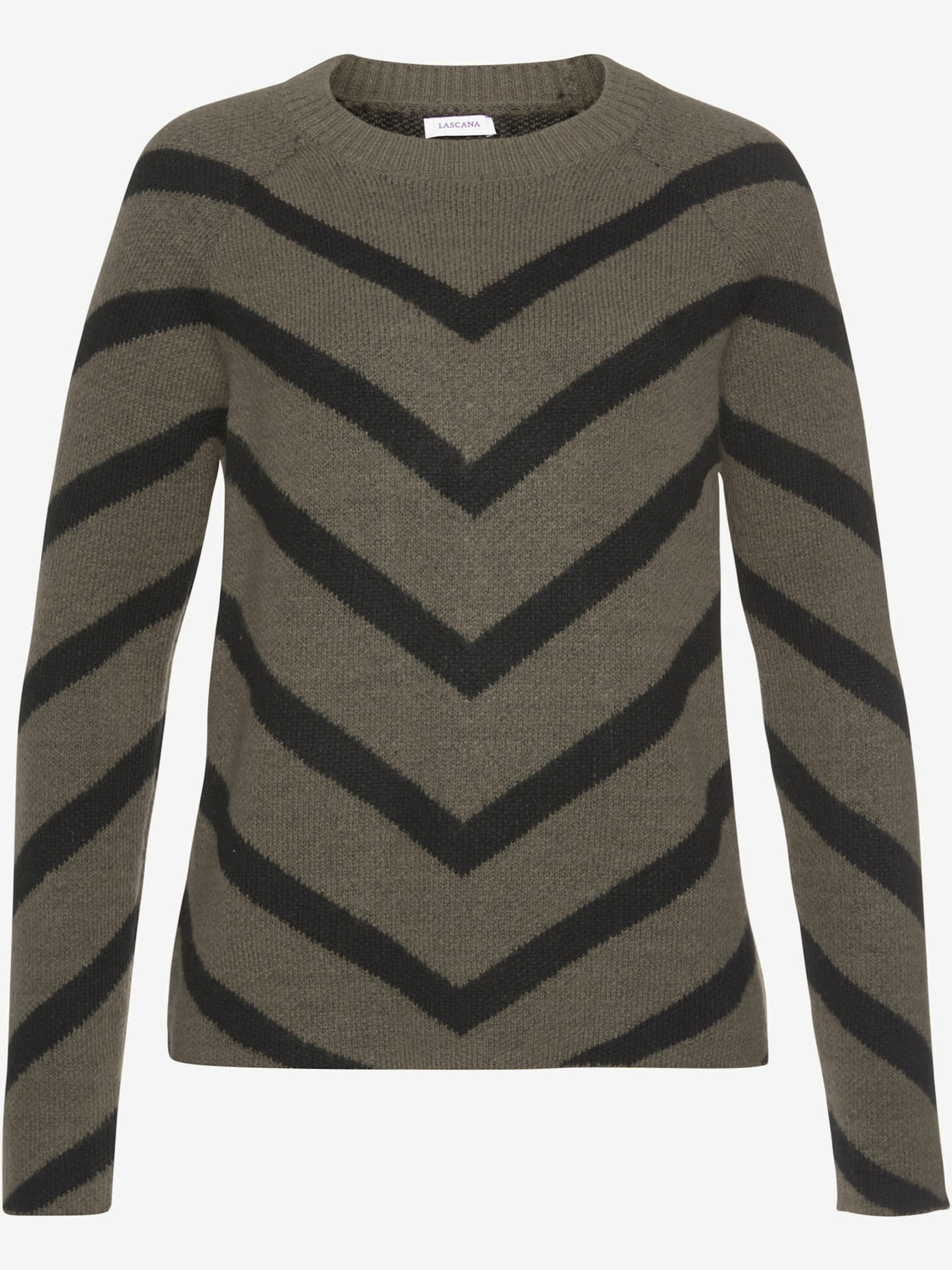 Pull en tricot motif à rayures tendance