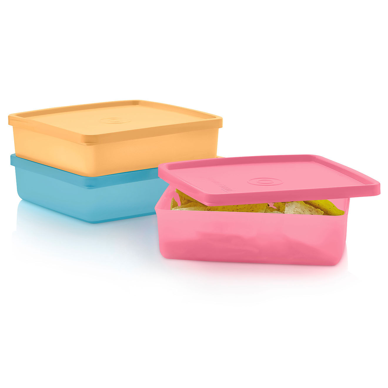 Tupperware 3 Boites de conservations Eco multicolores - 330ml