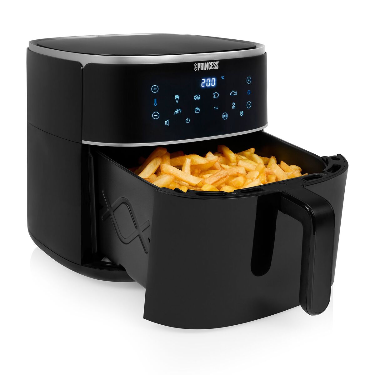 Digital airfryer 8 liter, svart