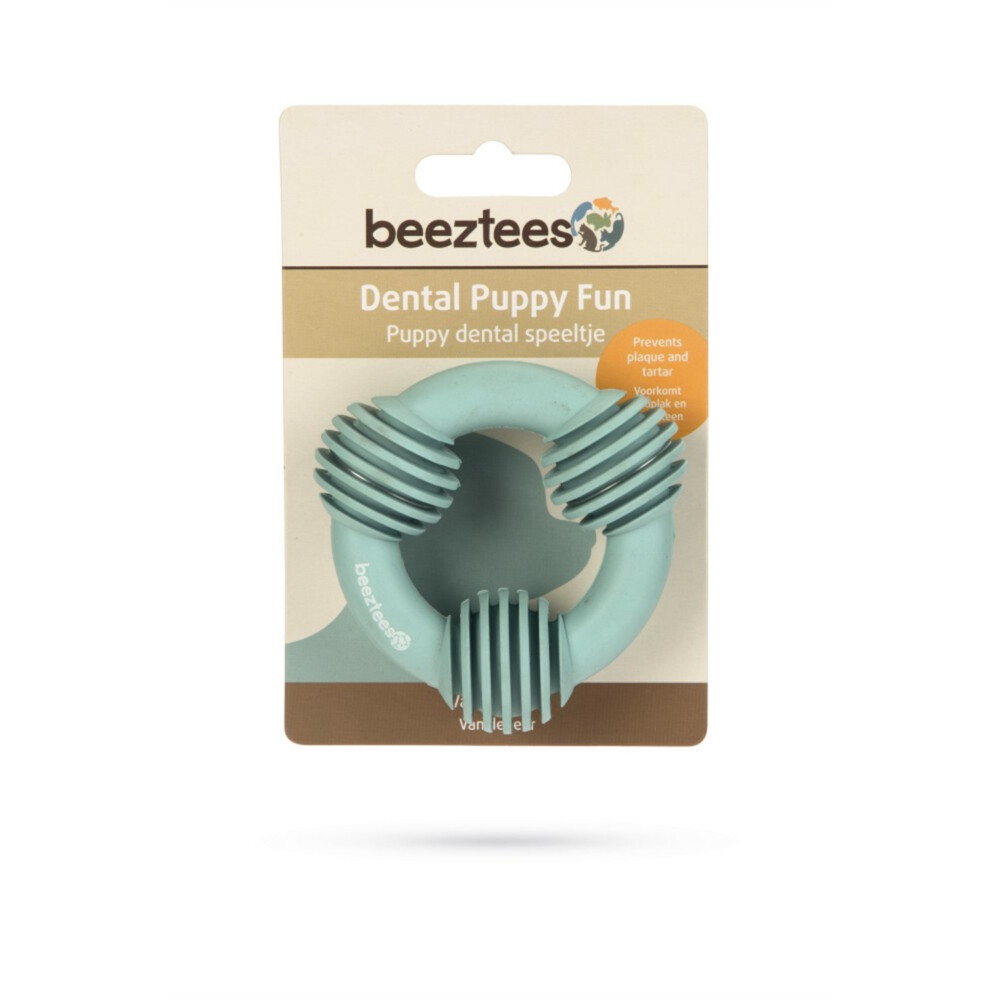 Beeztees Dental Ring Puppy Groen8 cm