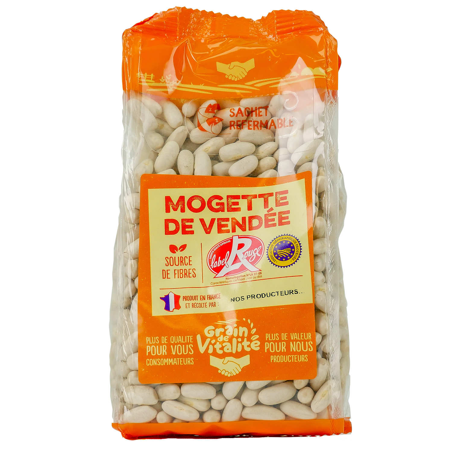 Mogettes de Vendée IGP - Haricot blanc sec Label Rouge