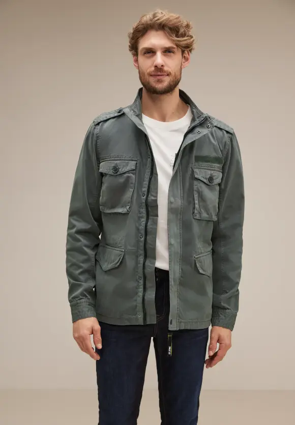 Outdoor Field-Jacket - grey olive