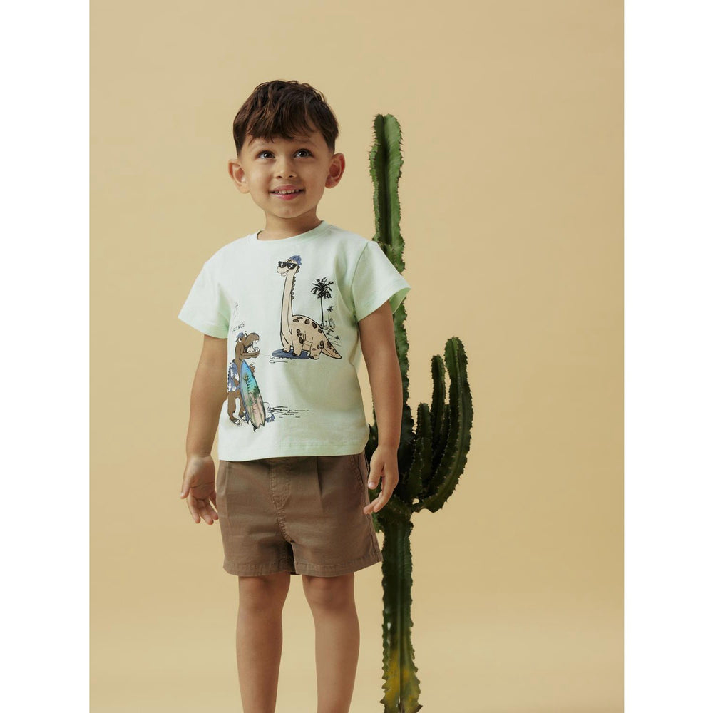 Køb Name It Walnut Ryan Jog Twill Shorts