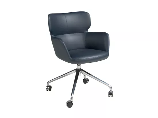 Chaise de bureau pivotante bleue 4110 ANGEL CERDA