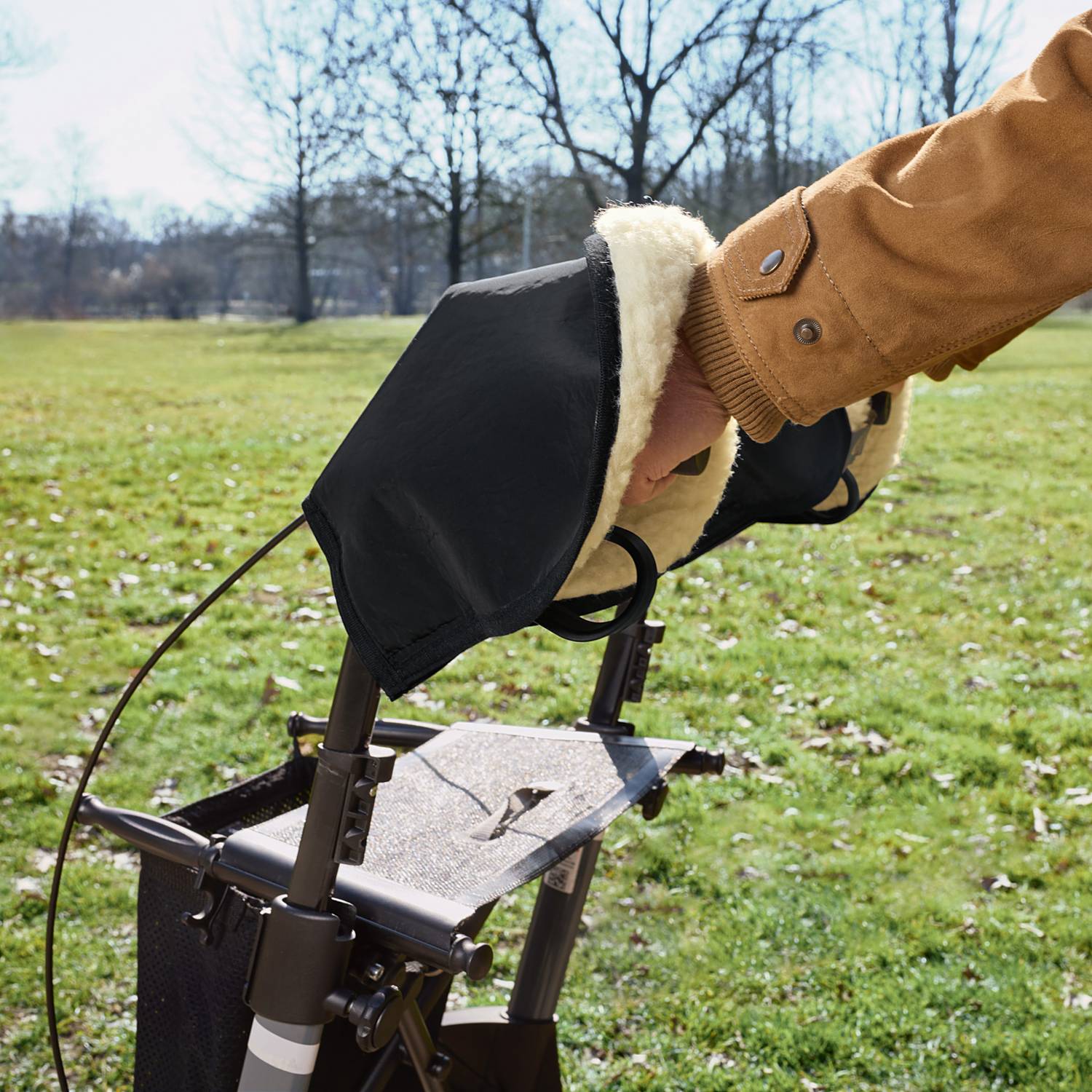Erwin Müller Schurwoll Rollator Handwärmer