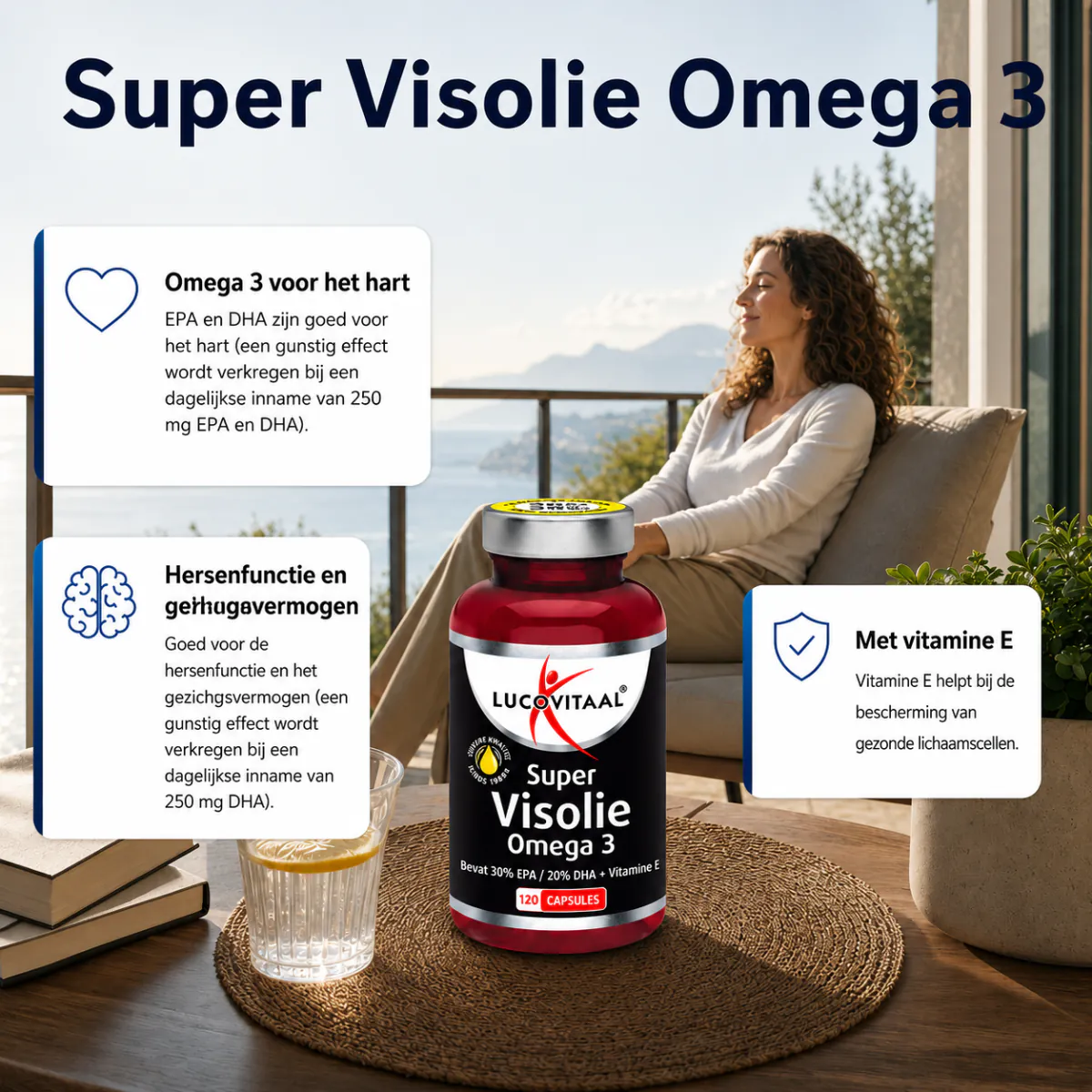 Super Visolie Omega 3 120 capsules