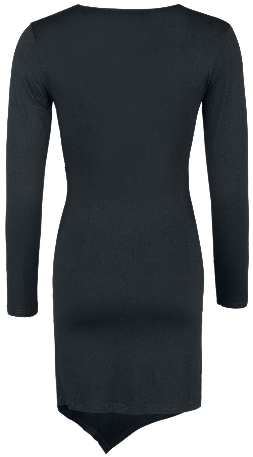 Robe avec sangles, œillets & boucles | Gothicana by EMP Robe courte