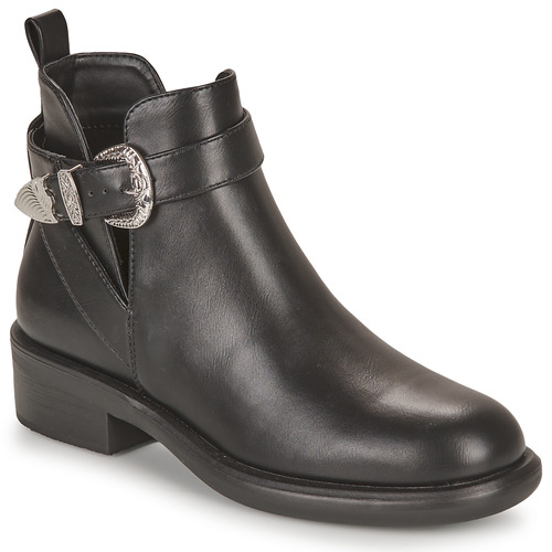 Only - ONLBLOOM-5 PU BUCKLE BOOT - Noir