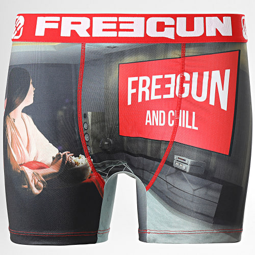 Boxer Chill Rouge Noir
