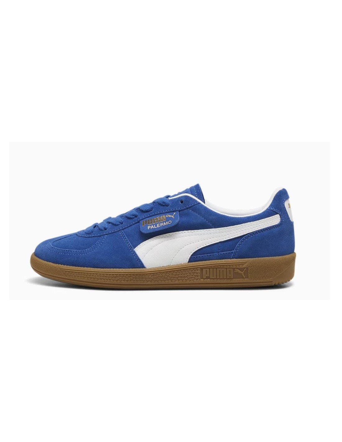 puma Sneakers Femme Palermo Bleu/Blanc Daim