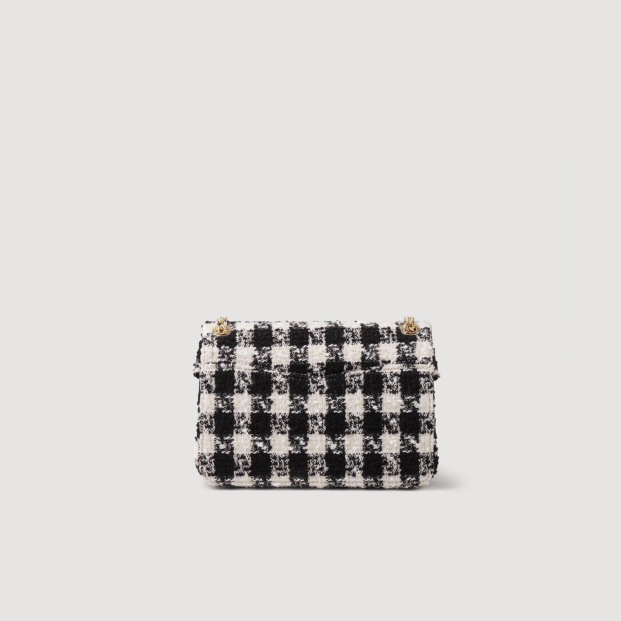 Sac Yza en tweed pied-de-poule
