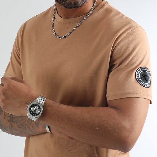 Ensemble Tee Shirt Et Pantalon Jogging Cargo 1126 1129 Camel