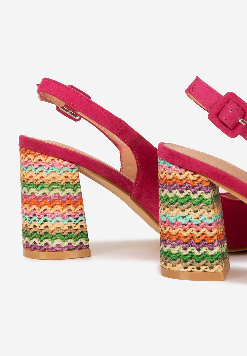 Chaussures slingback fuchsia Alesiella