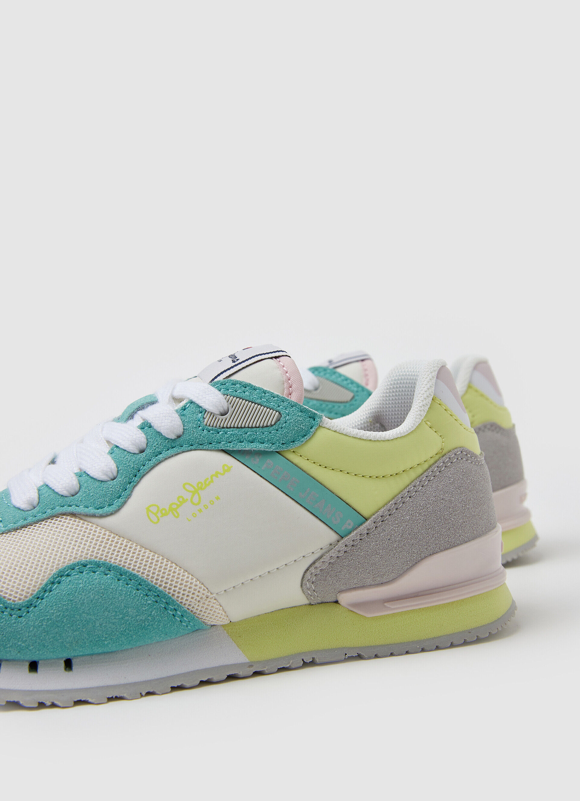 Tênis de corrida básico London - azul-turquesa