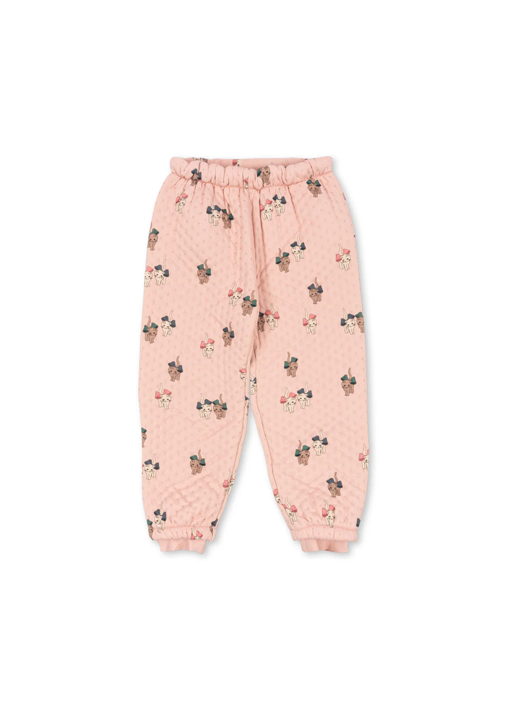 Termobukser - bow kitty pink - 12M