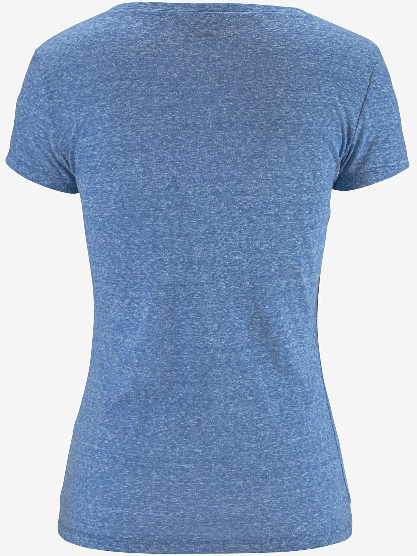 T-shirt de plage imprimé devant sur le côté pour un look vintage tendance