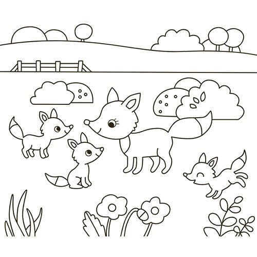 Uitgeverij deltas kleurboek happy coloring - vrolijke dieren