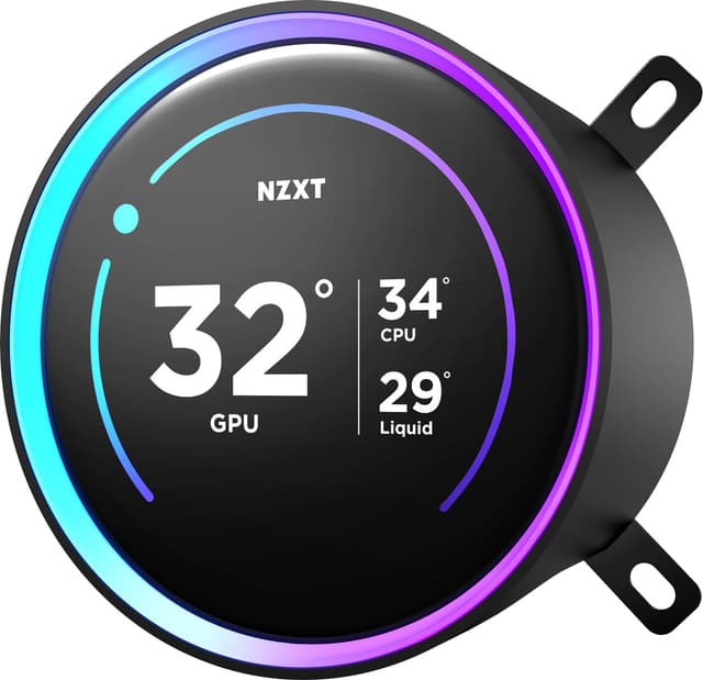 NZXT Kraken 280 Elite V2 RGB CPU-væskekøler (sort)
