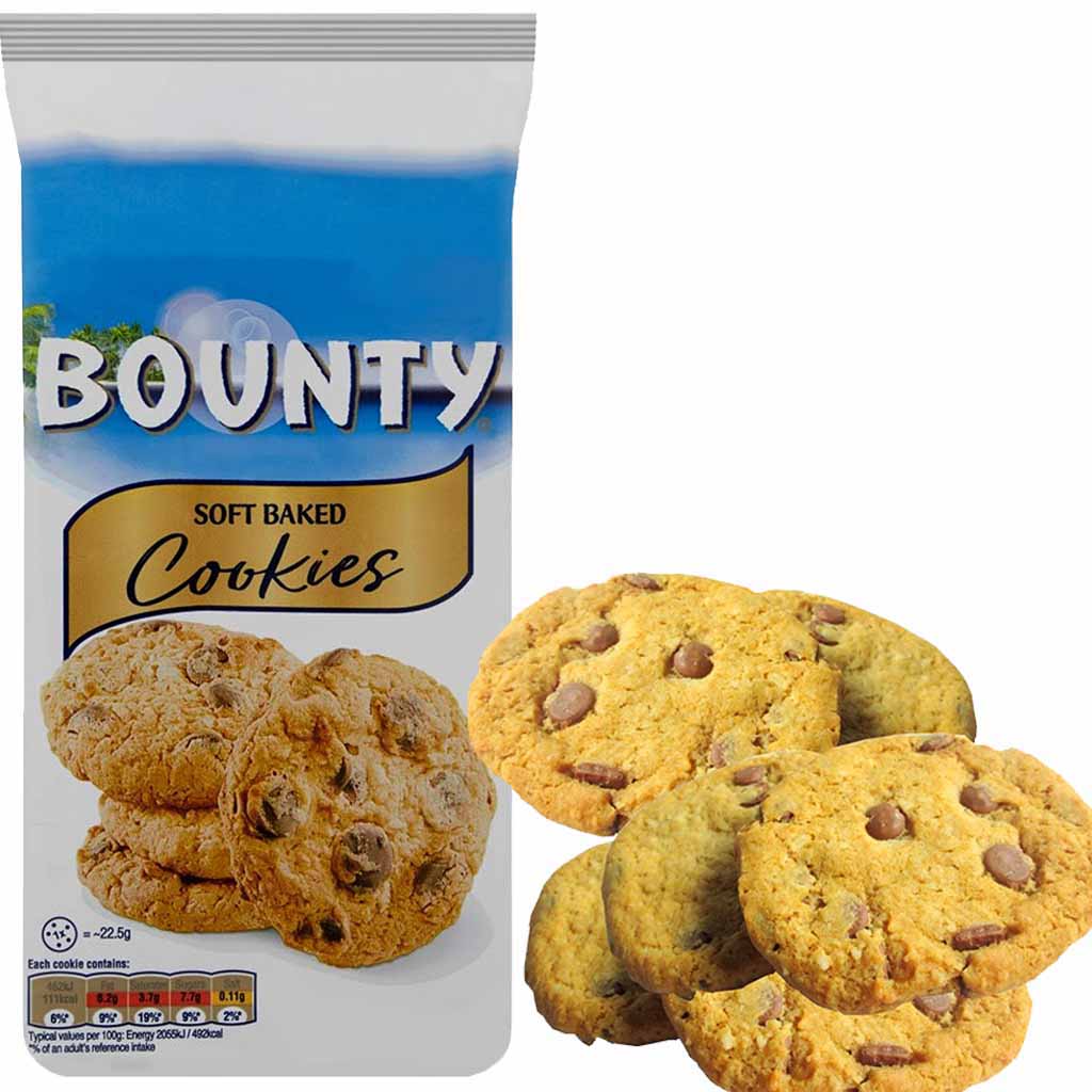 Bounty Soft Baked Cookies 180g MHD:17.5.25