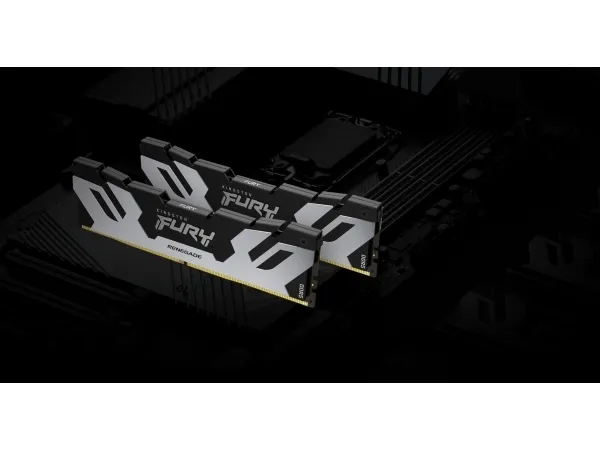 Kingston FURY Renegade - DDR5 - modul - 48 GB - DIMM 288-PIN - 6000 MT/s / PC5-48000 - CL32 - 1.35 V - ikke bufferet - on-die ECC - sølv/sort