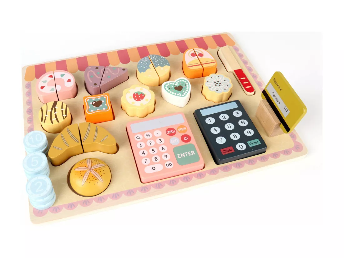 Jeu Set de Boulangerie pour Enfants Myrcia À partir de 3 ans Bois Multicolore