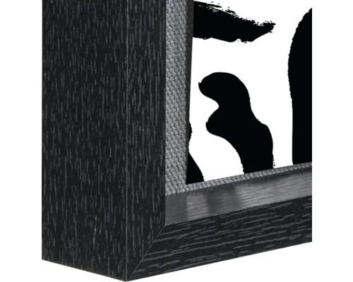 Portretlijst Muro zwart 16,5x21,5 cm