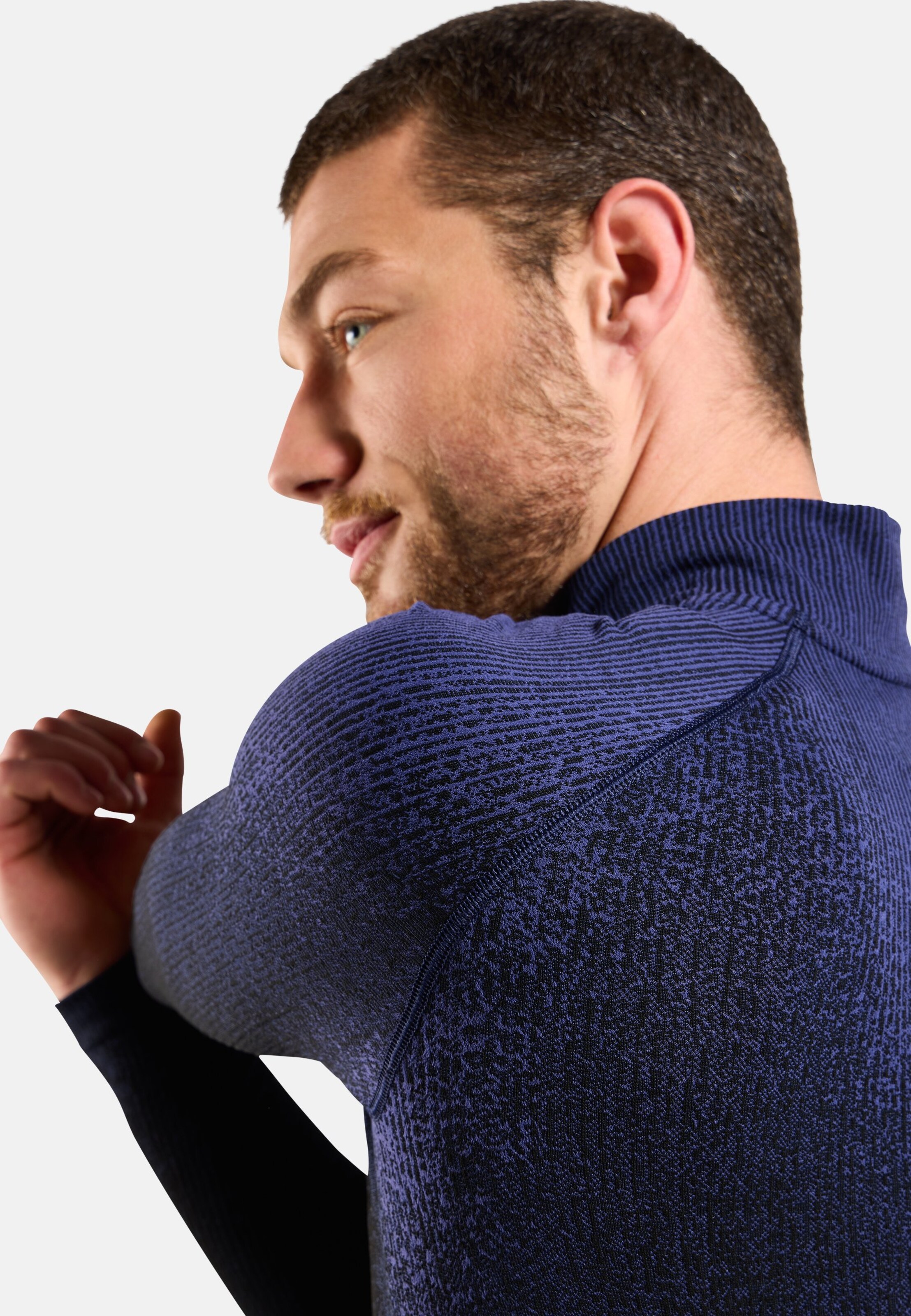 Blackcomb Base Layer Half Zip in Skipper Blue