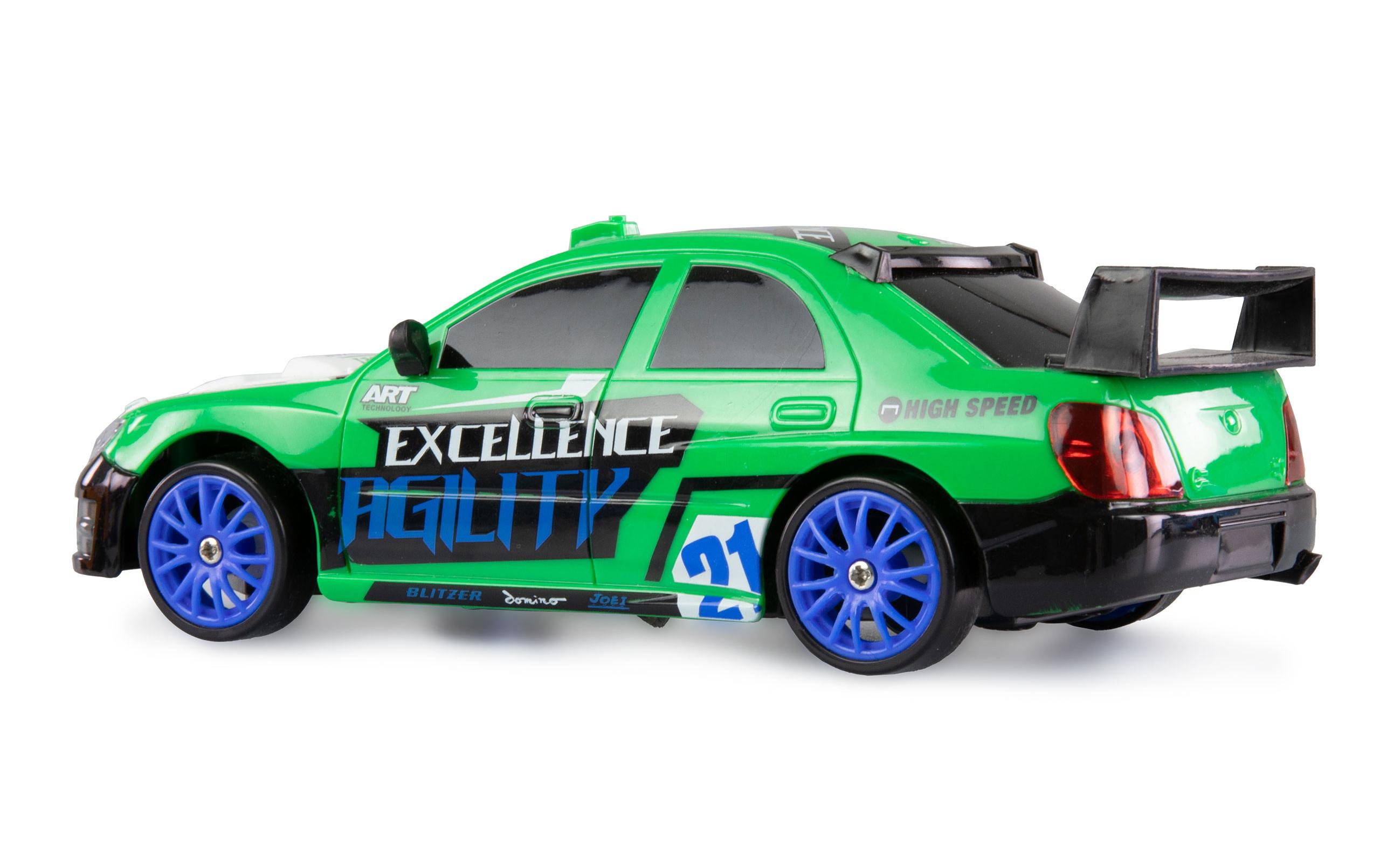 Drift Sport Car 4WD Grün, RTR, 1:24Ferngesteuertes Drift-Auto für Kinder ab 6 Jahren