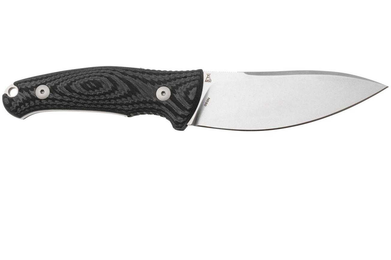 Viper Nordlys VT4044GG Stonewashed, Suretouch, vaststaand mes, Jens Anso design