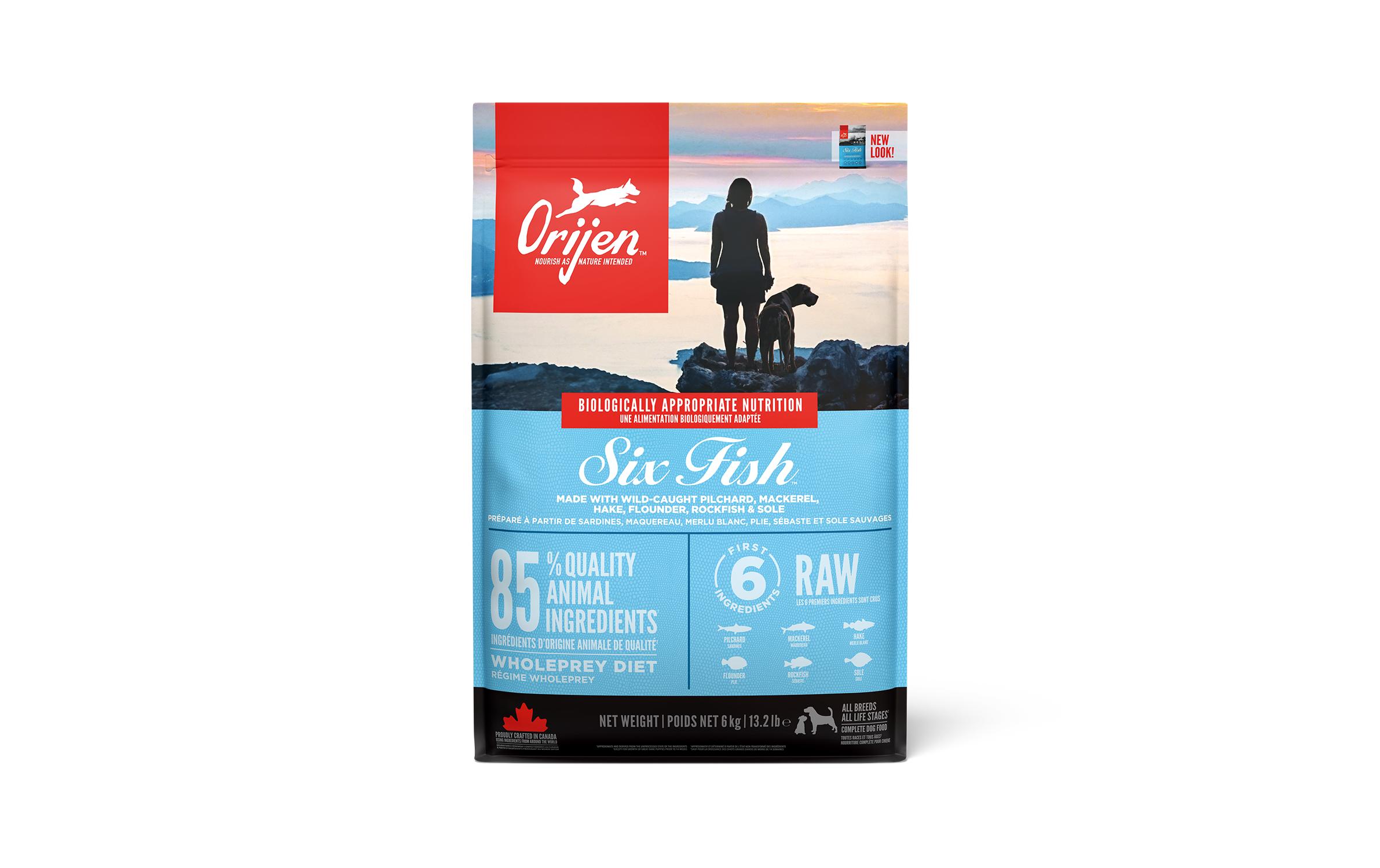 Trockenfutter Dog Six Fish 6 kgAlleinfutter für Hunde