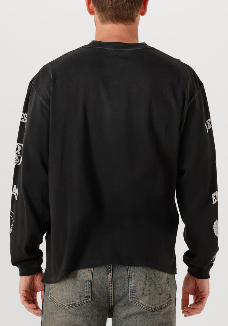 zwarte represent t-shirt legacy crest long sleeve t shirt