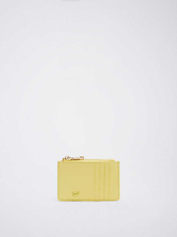 Porta-cartões básico - Amarelo