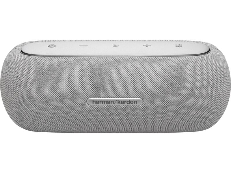 Harman/Kardon Lautsprecher Luna Grau Eleganter tragbarer Bluetooth-Lautsprecher mit 12 Stunden Spielzeit