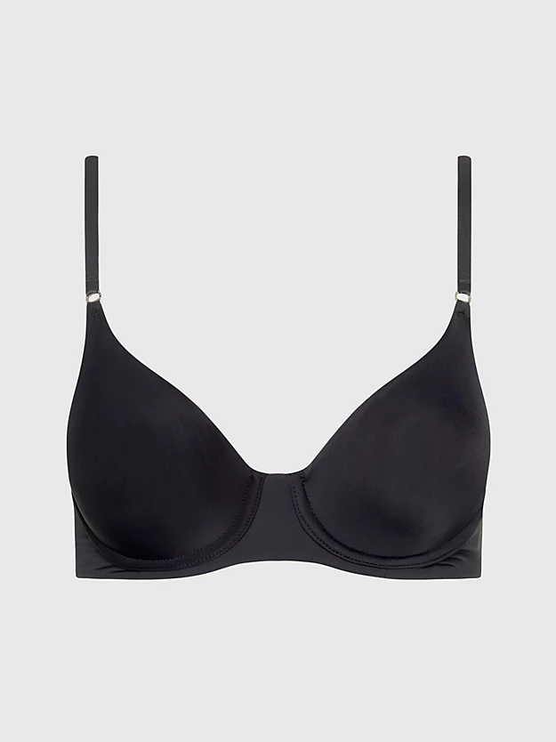 Sutiã minimalista com decote profundo e meia taça.