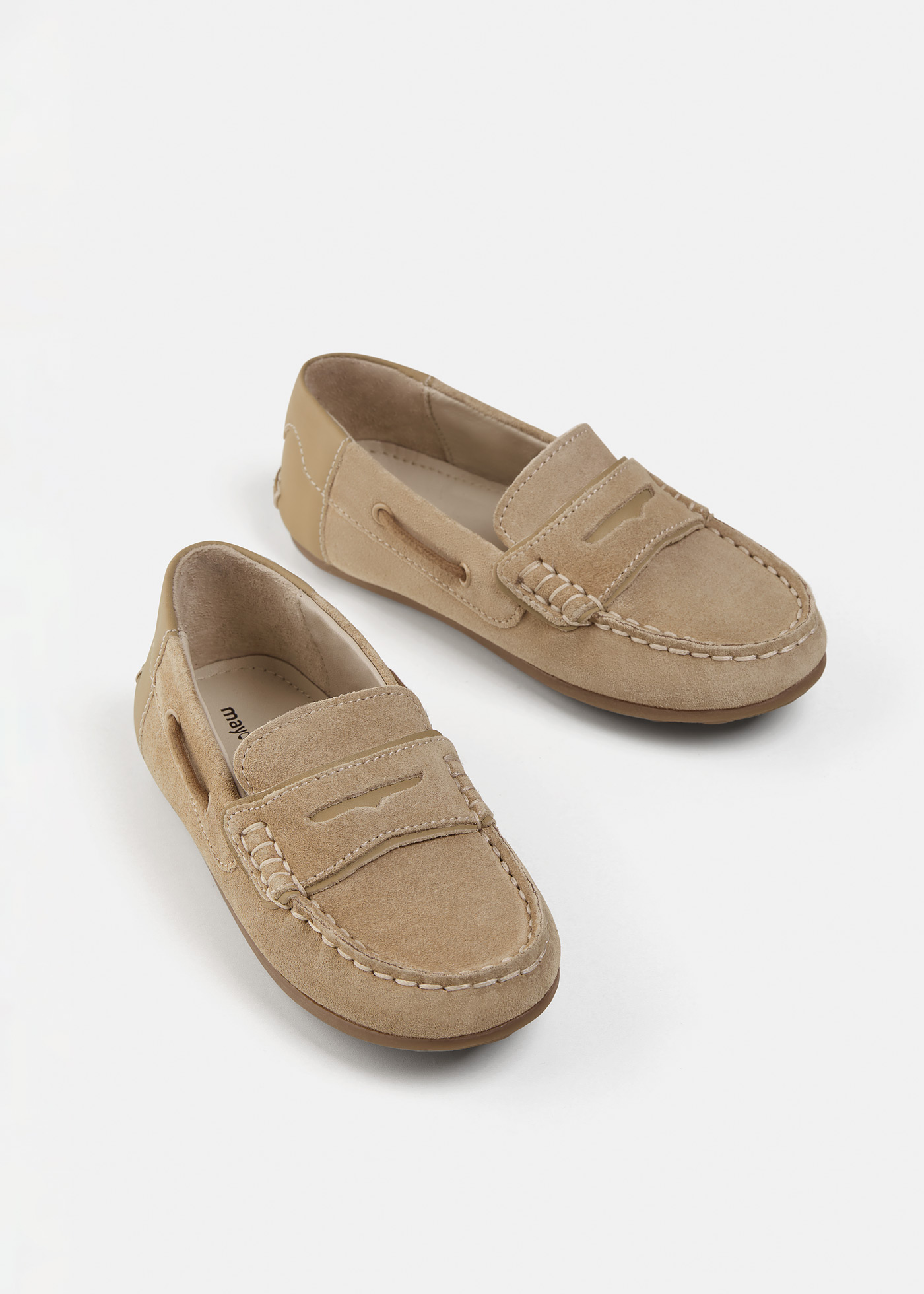 Mocassim de couro para bebê