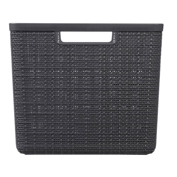 Curver Jute Mandje - L 20L - Donkergrijs