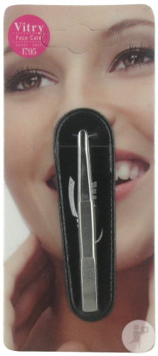Vitry Classic Pince À Épiler Inox Mors Rond 1 Pièce (1014)