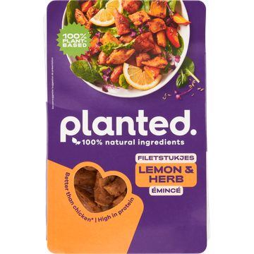 Planted Filetstukjes Lemon & Herb 160 g