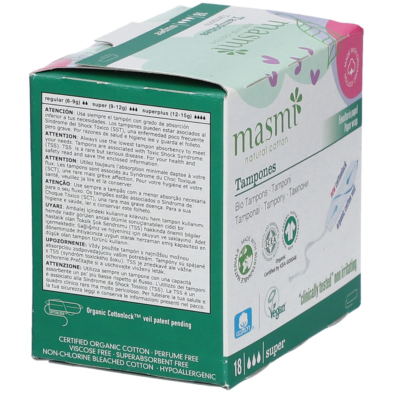 masmi Bio Tampons Super