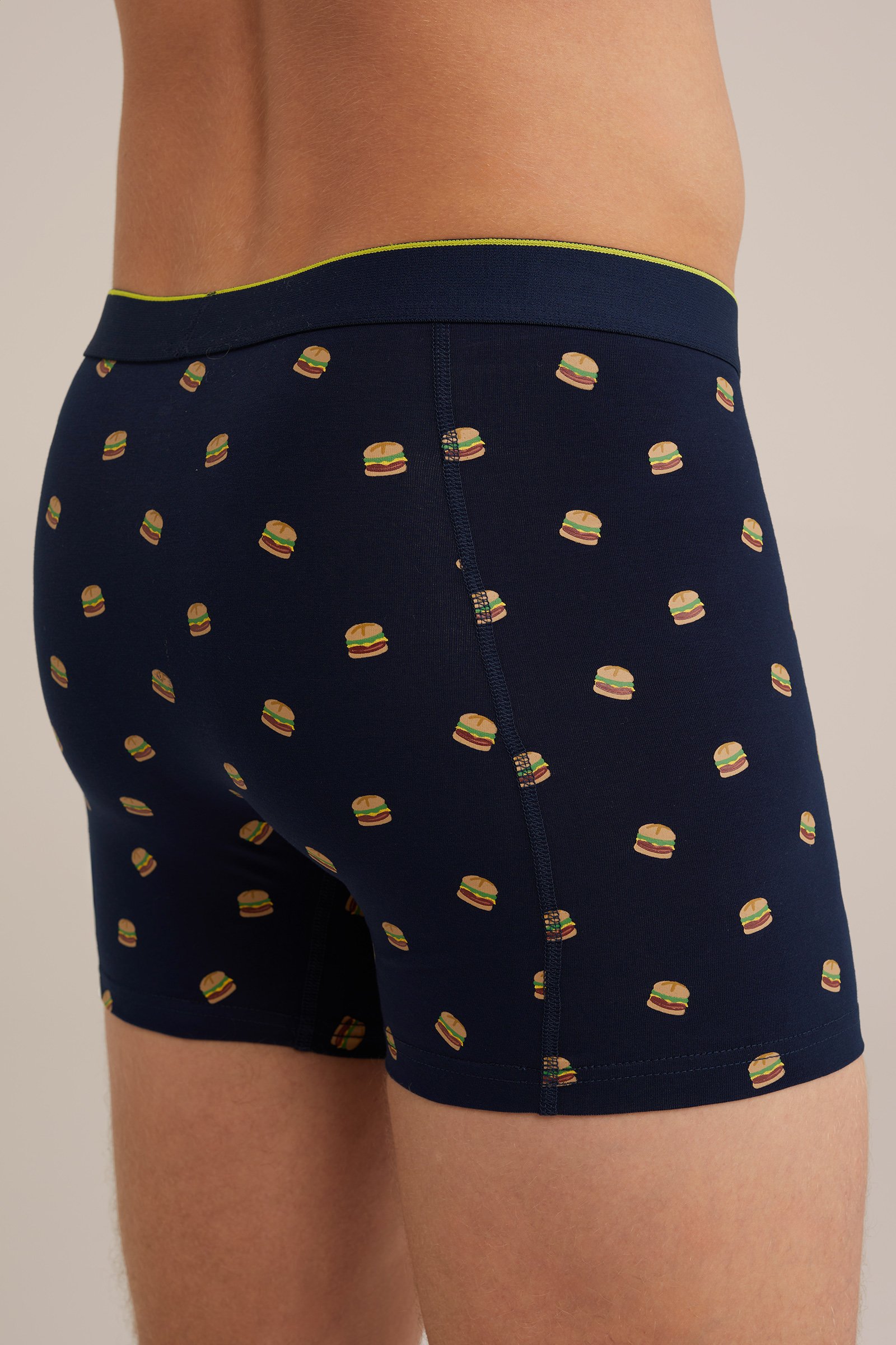 boxershort met dessin WE Fashion Donkerblauw